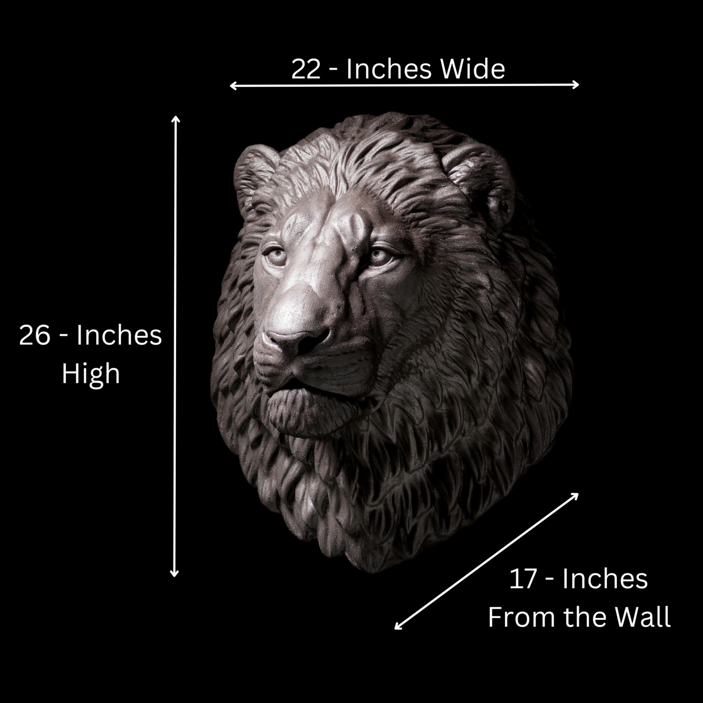 Bronze Lion - Wall Art