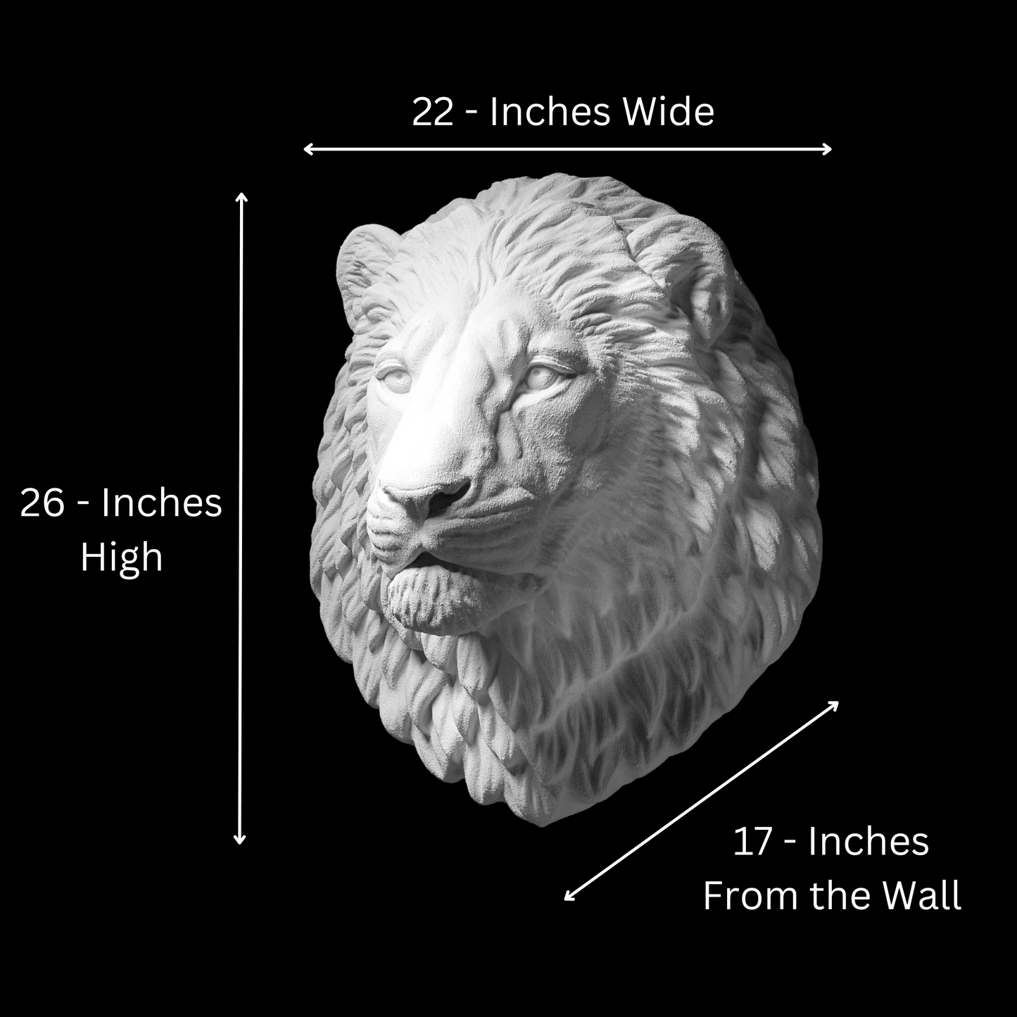 White Lion Wall Art
