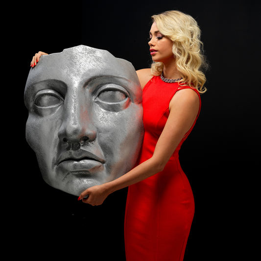 Silver Face - Wall Art