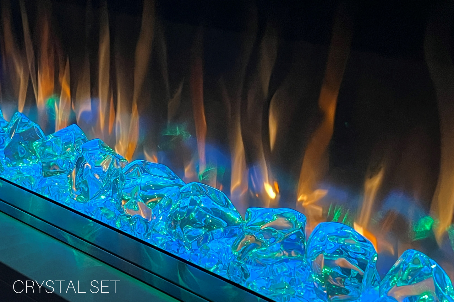 Evolution Fires - Neon Electric Fireplace Suite (White)