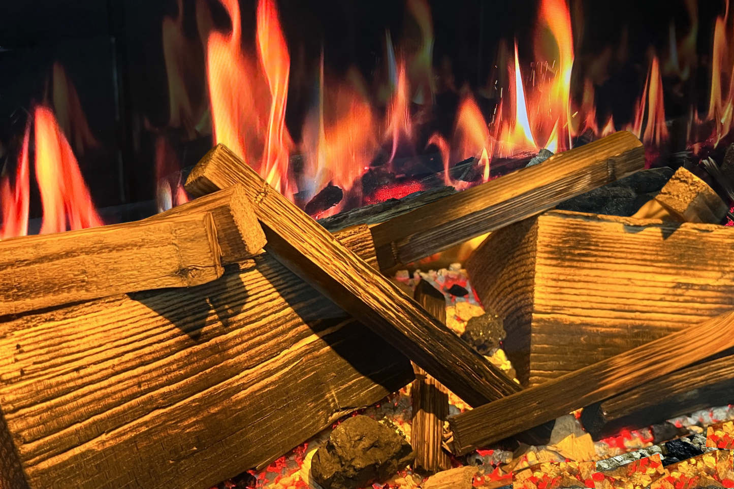 Evolution Fires Advance Series 2000 Panoramic Electric Fireplace-Media Wall Fires-