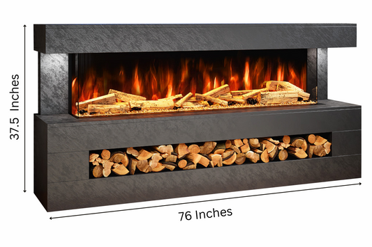 Evolution Fires - DaVinci Electric Suite (Black Stone Effect)