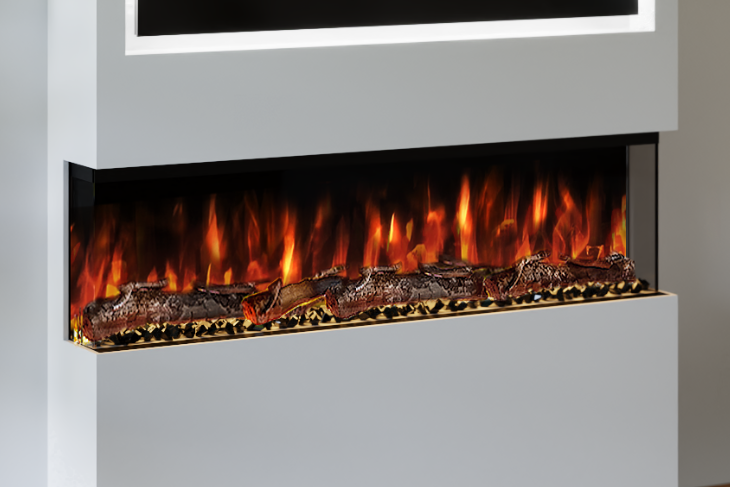 Evolution Fires Spectrum Slimline 44 Inch Media Wall Electric Fire-Media Wall Fires-