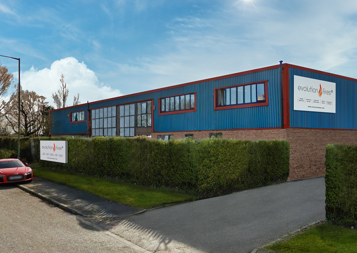 Evolution Fires - Vegas 72 - Wall-Mounted Electric Fireplace Pearl Textured