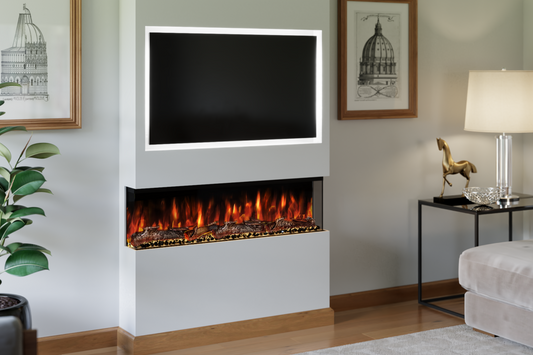Evolution Fires Spectrum Slimline 44 Inch Media Wall Electric Fire