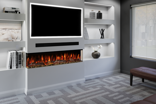 Evolution Fires Spectrum Slimline Series 50 Inch Media Wall Electric Fire