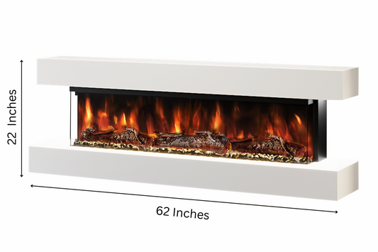 Evolution Fires - Studio 5 Wall-Mounted Electric Fireplace