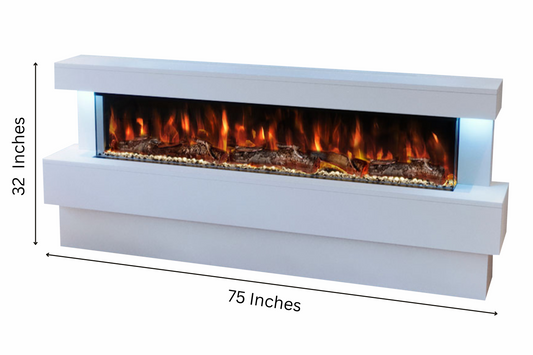 Evolution Fires - Vanderbilt Electric Fireplace Suite