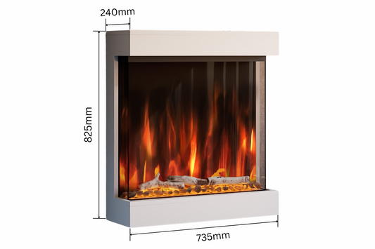 Salaman - Wall Mounted Electric Fireplace
