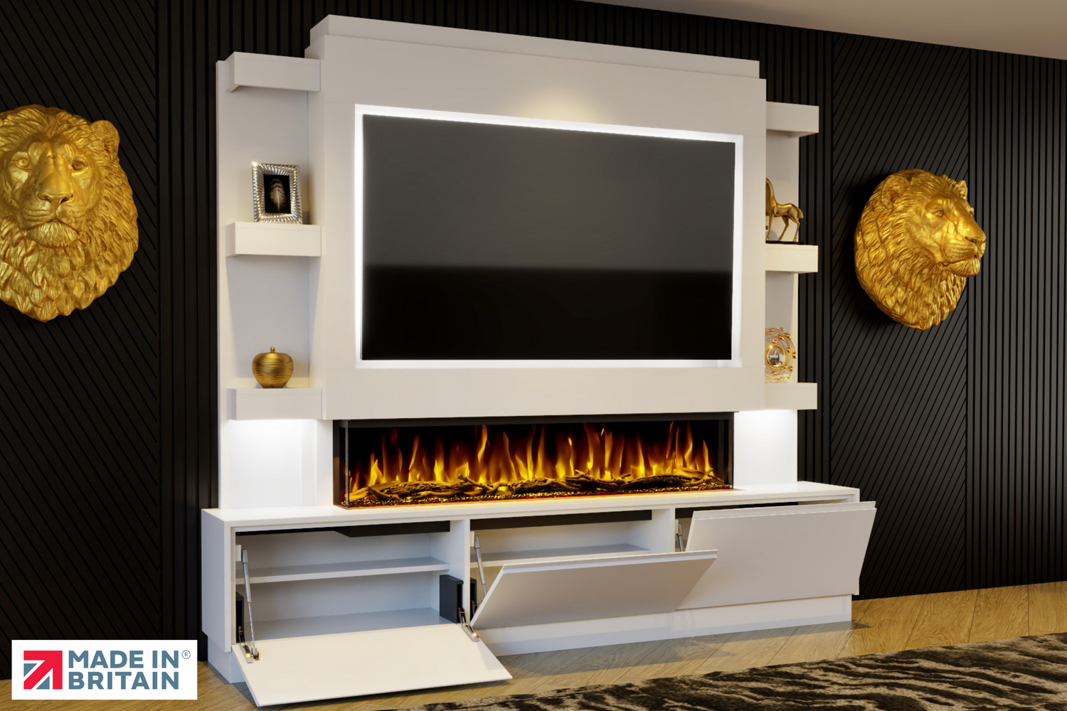 Pre-Built Media Walls