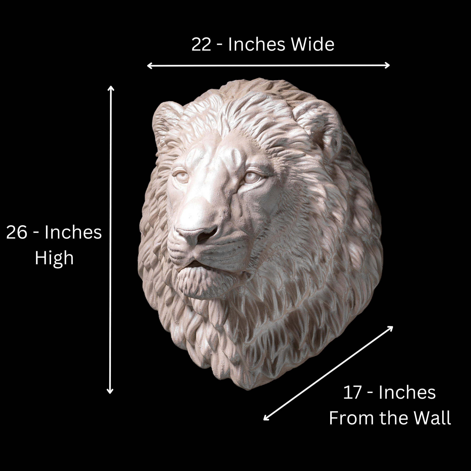 Pearl Lion Wall Art