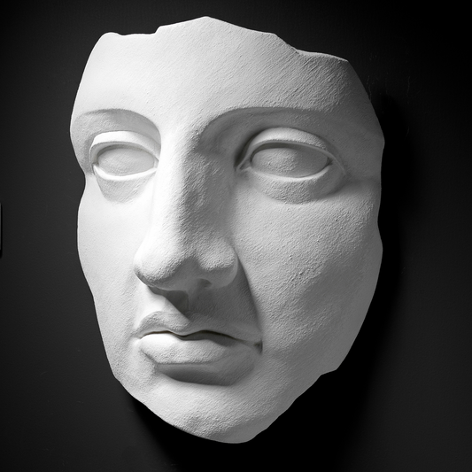White Face Wall Art - Wall Mounted