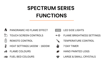 Evolution Fires - Vanderbilt Electric Fireplace Suite