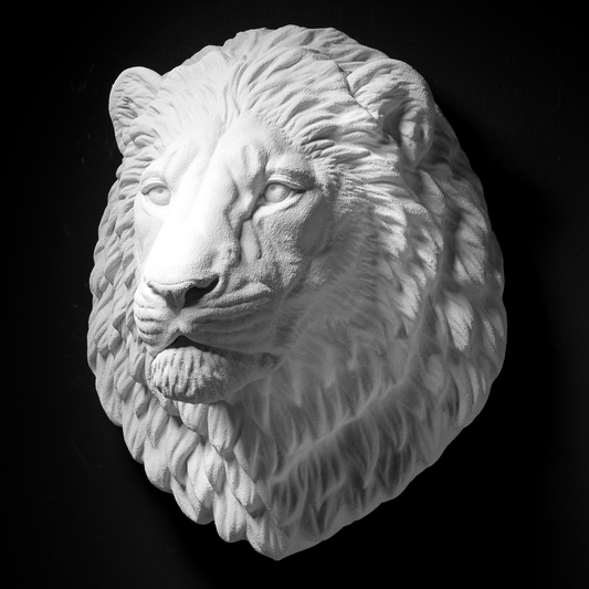 White Lion Wall Art