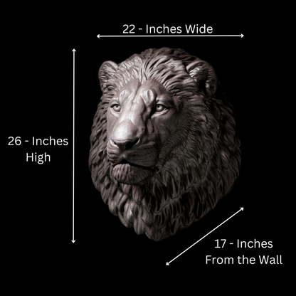 Bronze Lion - Wall Art