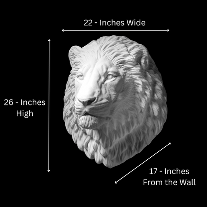 White Lion Wall Art