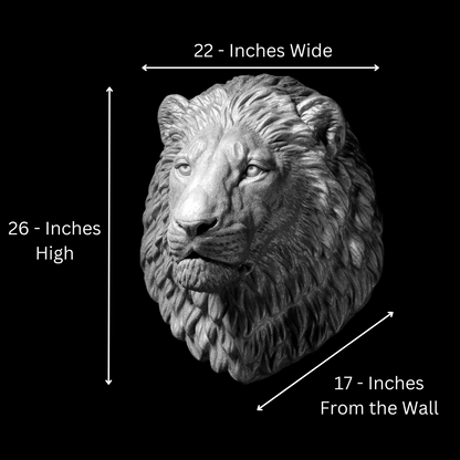 Silver Lion - Wall Art