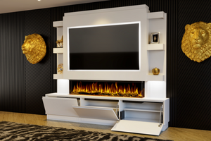 Pre-Built Media Package 22 including Electric Fire