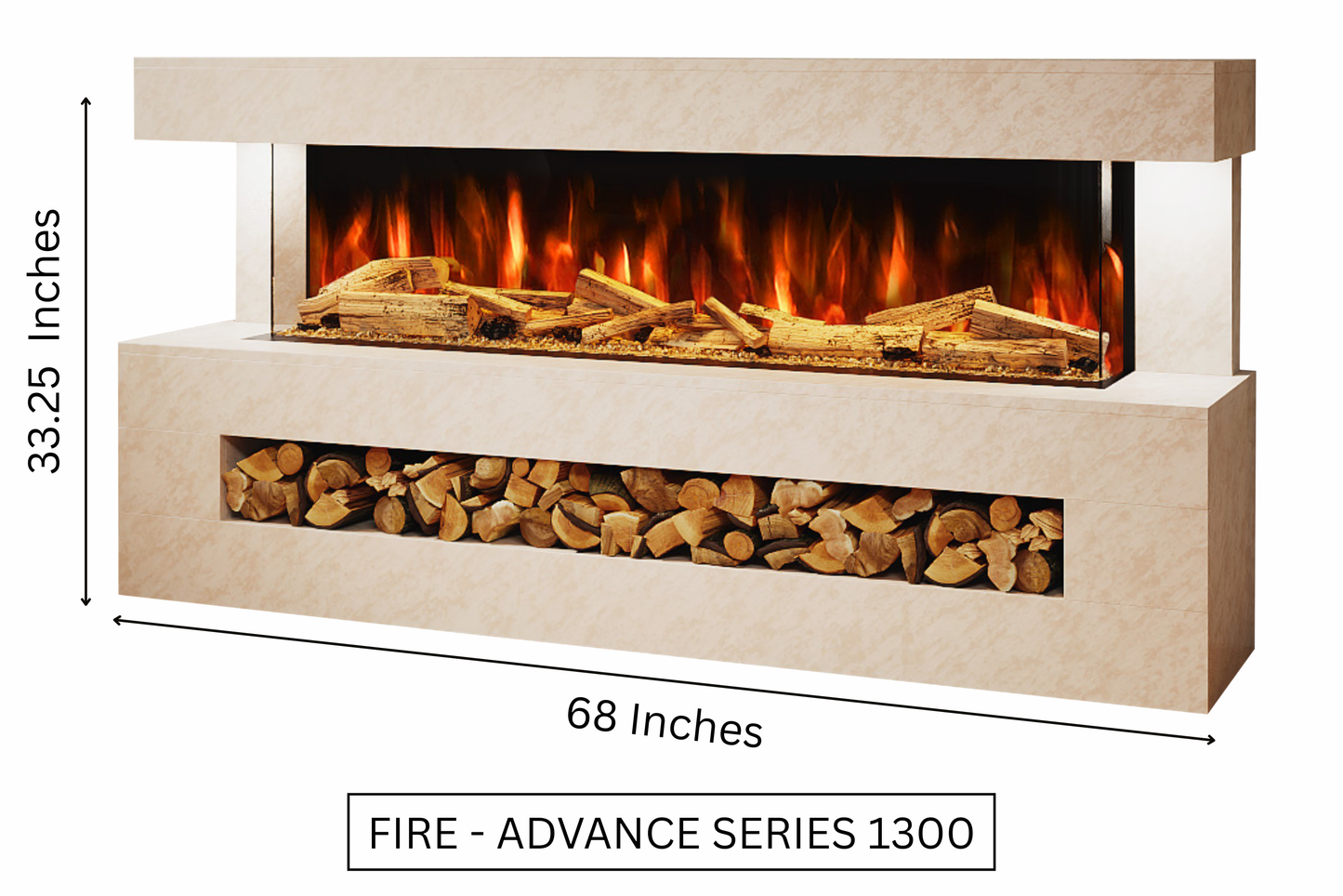 Evolution Fires - DaVinci Electric Suite (Pearl Stone Effect)