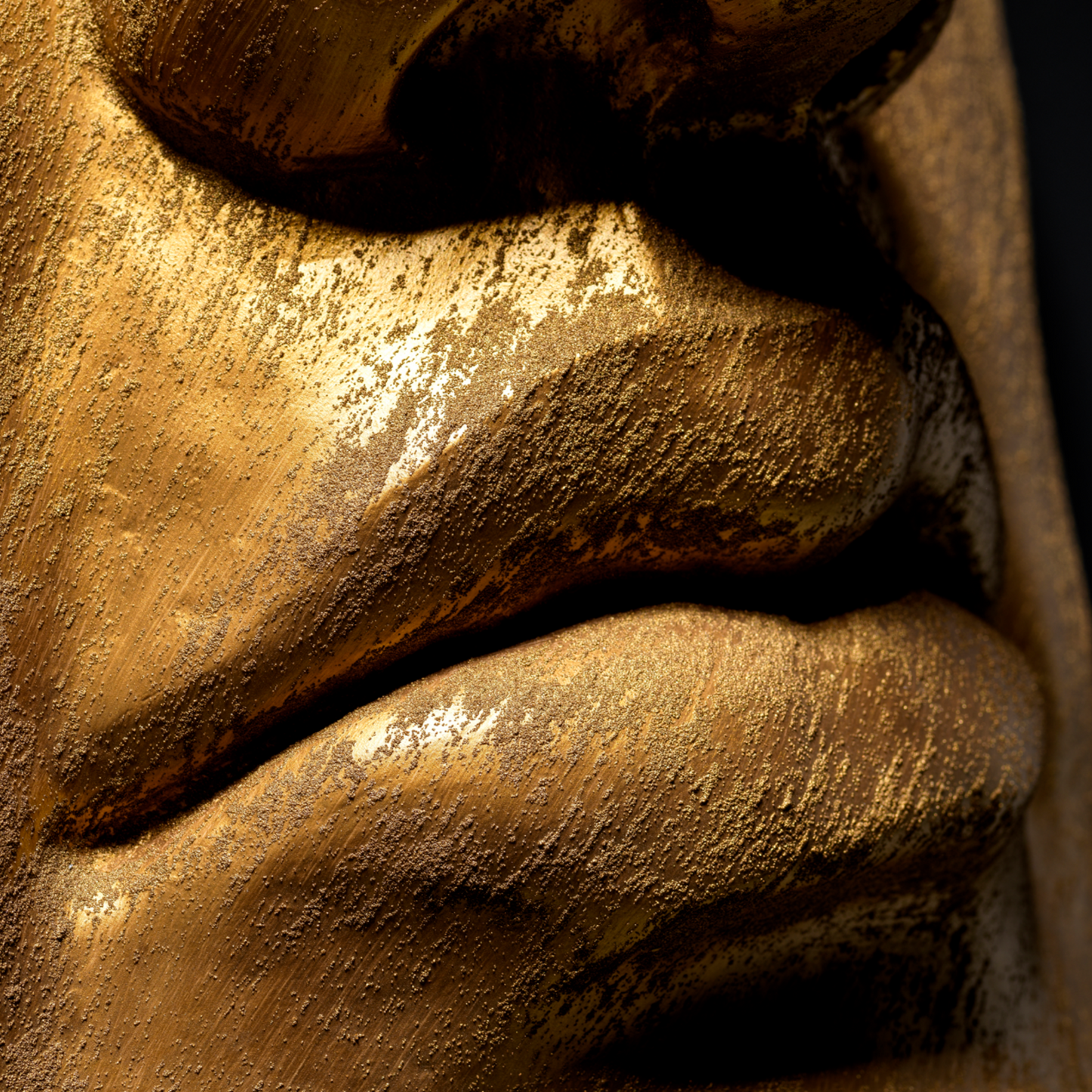 Gold Face - Wall Art