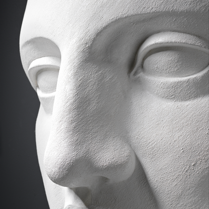 White Face Wall Art - Wall Mounted