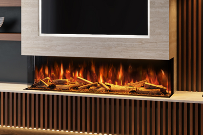 Evolution Fires Advance 1500 Panoramic 3-Sided Electric Fireplace - App Control and Alexa