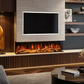 Evolution Fires Advance 1500 Panoramic 3-Sided Electric Fireplace - App Control and Alexa