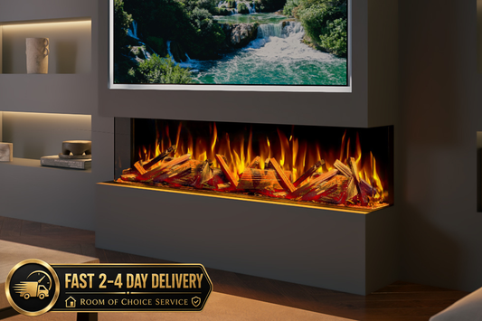 Evolution Fires Advance Series 1500 Media Wall Electric Fireplace