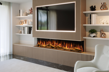 Evolution Fires Advance Series 1800 Media Wall Electric Fireplace