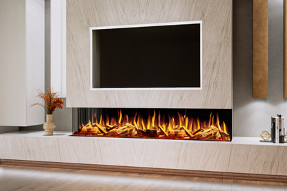 Evolution Fires Advance Series 2000 Panoramic Electric Fireplace-Media Wall Fires-