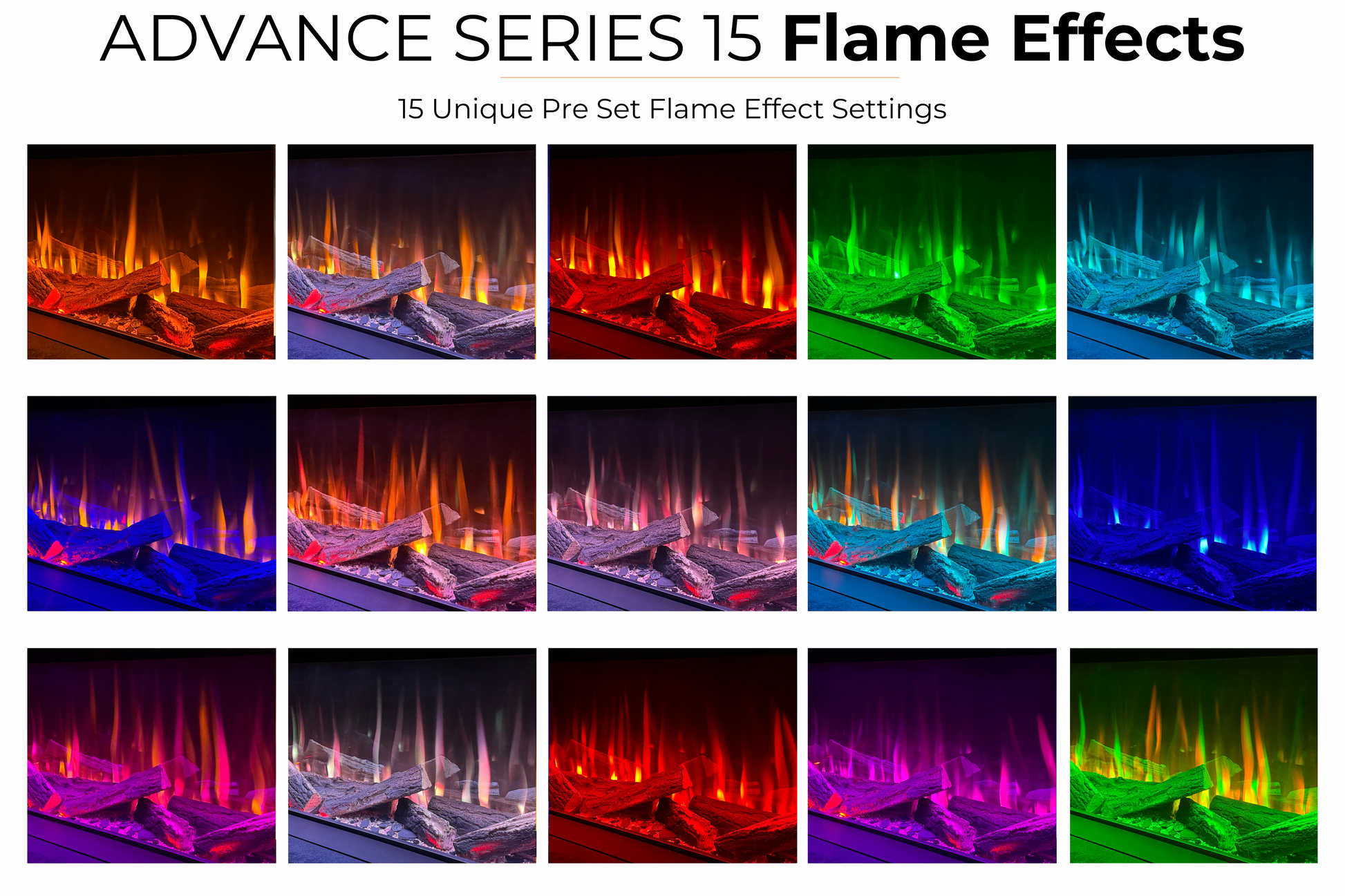 Evolution Fires - Pre-Built Media Wall Package 12 including Electric Fire-Media Walls-