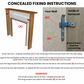 Concealed Fireplace Fixing Kit