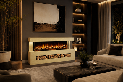 Evolution Fires - DaVinci Electric Fireplace Suite Ready to Paint