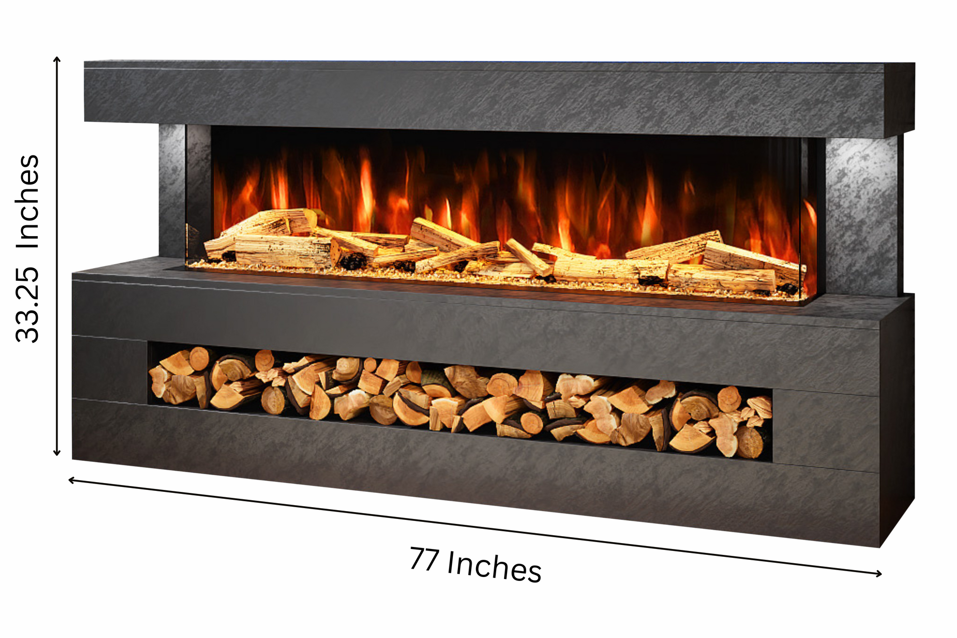 Evolution Fires - DaVinci Electric Suite (Black Stone Effect)