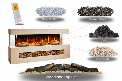 Evolution Fires - DaVinci Electric Suite (Pearl Stone Effect)