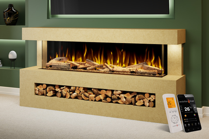 Evolution Fires - DaVinci Electric Fireplace Suite Ready to Paint