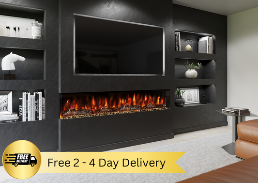 Evolution Fires - Spectrum Series 72 Inch Media Wall Fire-