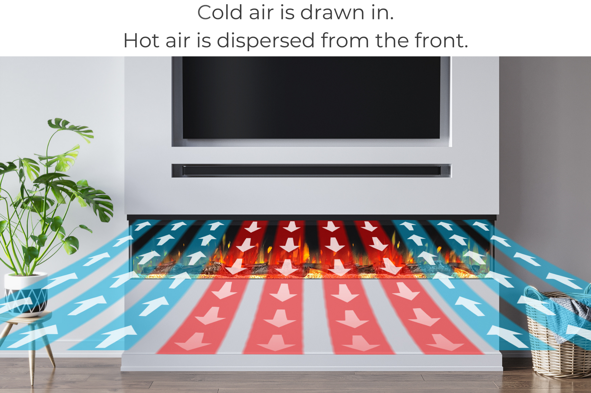 Evolution Fires Raphael Electric Fireplace Suite (White Stone Effect)