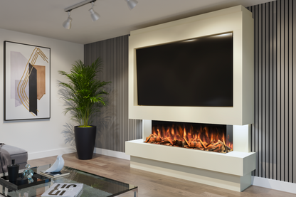 Pre-Built Media  Package 10 including Electric Fire