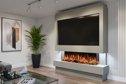 Pre-Built Media  Package 10 including Electric Fire