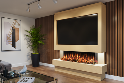 Pre-Built Media  Package 10 including Electric Fire