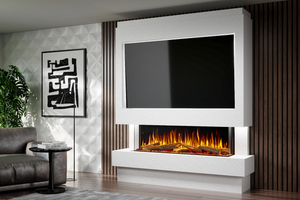 Pre-Built Media  Package 10 including Electric Fire