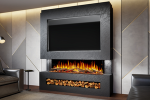 Pre-Built Media  Package 11 including Electric Fire