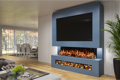 Pre-Built Media  Package 11 including Electric Fire