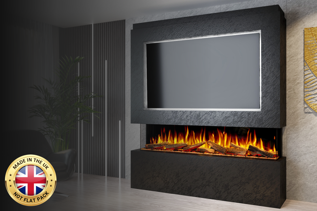 Pre-Built Media Wall - Find Your Dream Electric Fire & Media Wall Here