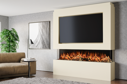 Pre-Built Media  Package 12 including Electric Fire