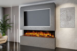 Pre-Built Media  Package 12 including Electric Fire