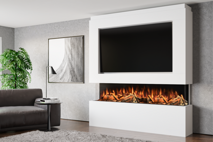 Pre-Built Media  Package 12 including Electric Fire