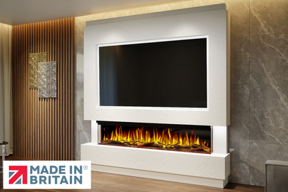 Evolution Fires - Pre-Built Media Wall Package 13 including Electric Fire-Media Walls-