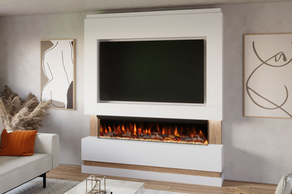 Pre-Built Media  Package 14 including Electric Fire